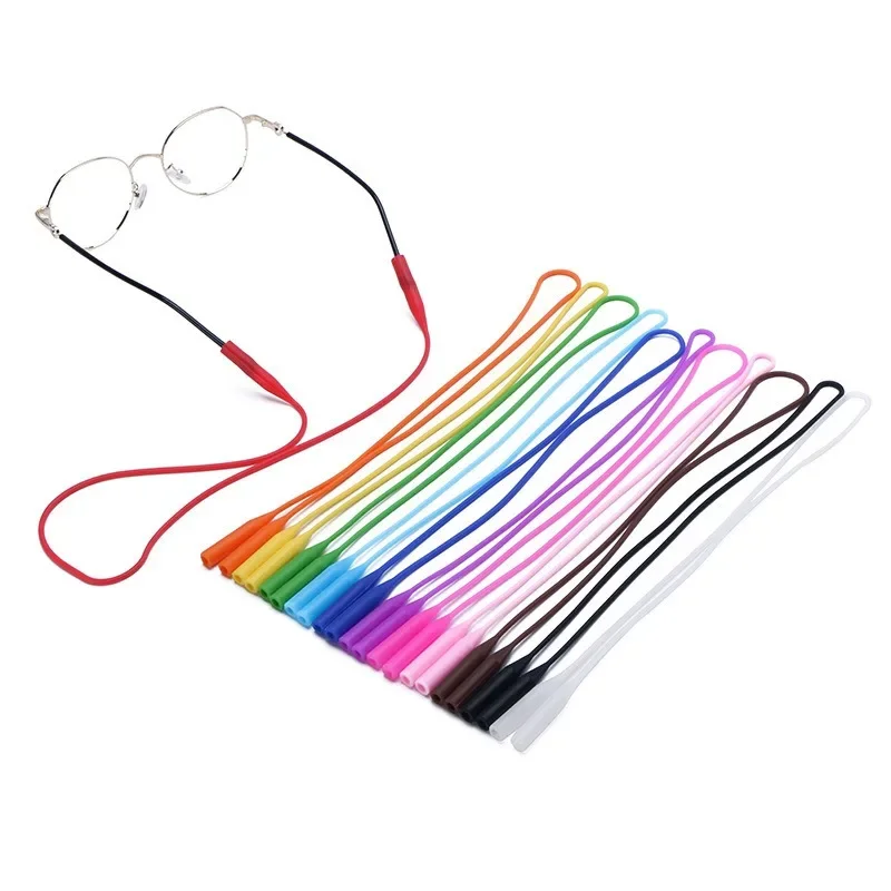 1/5pcs Silicone Anti-slip Glasses Rope Sports Eyeglasses Strap Lanyard Glasses Neck Cord Accessories Sunglasses Holder Accessory 5