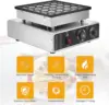 25Pcs Mini Dutch Pancake Maker, 950W Electric Non-stick Muffin Maker Machine, Poffertje Maker Dorayaki Pancake Maker 4