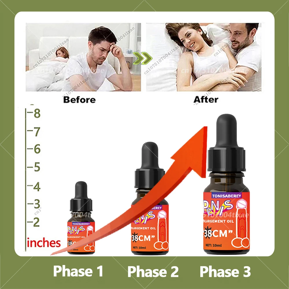 Male Penis Enlargement Oil Big Cock Increase Thickening Growth Massage Oil For Men