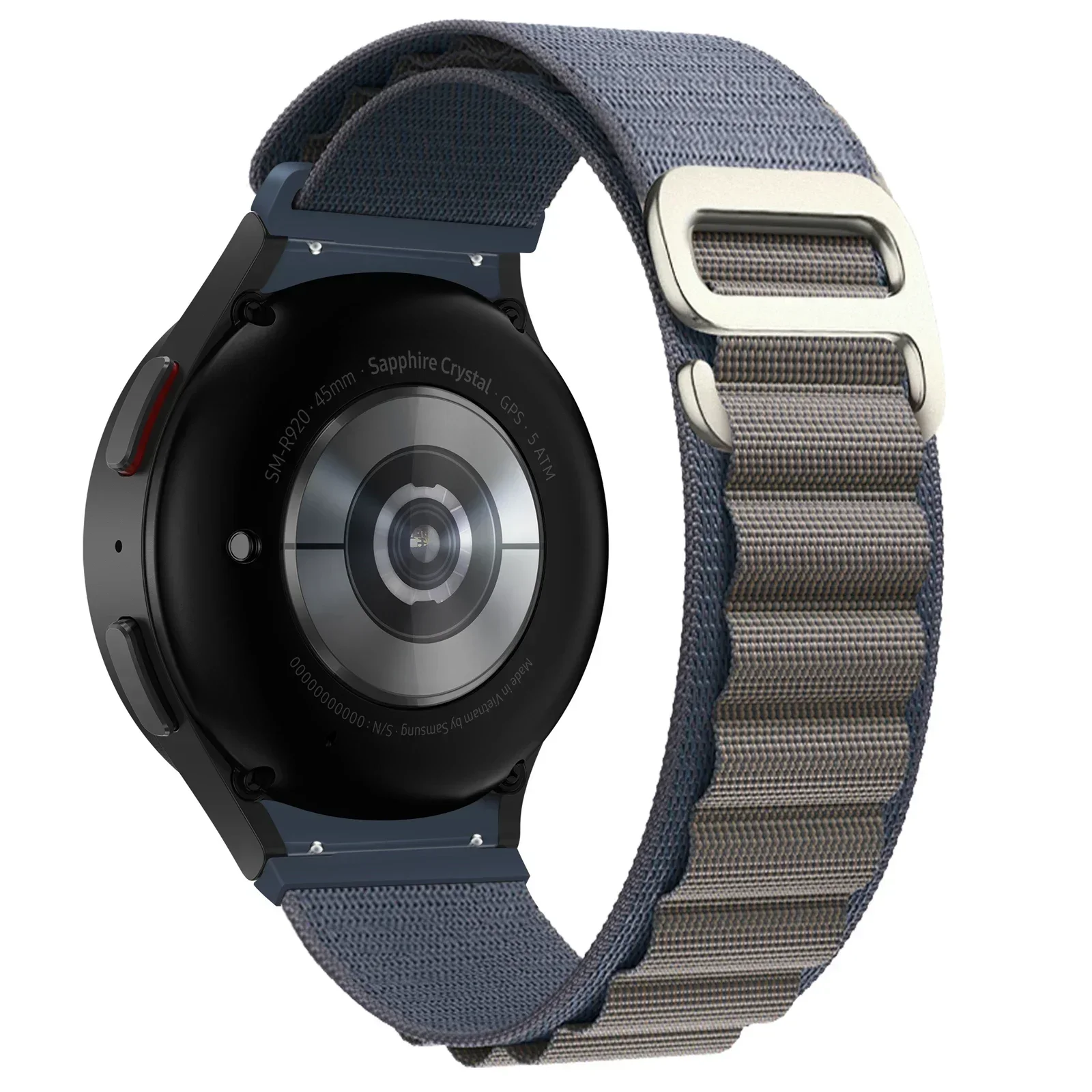 

Ремешок альпийский 20 мм для Samsung Galaxy Watch 6, ремешок 5/5Pro 40 мм 44 мм 45 мм, браслет correa Galaxy Watch 6/6 Classic 43 мм 47 мм