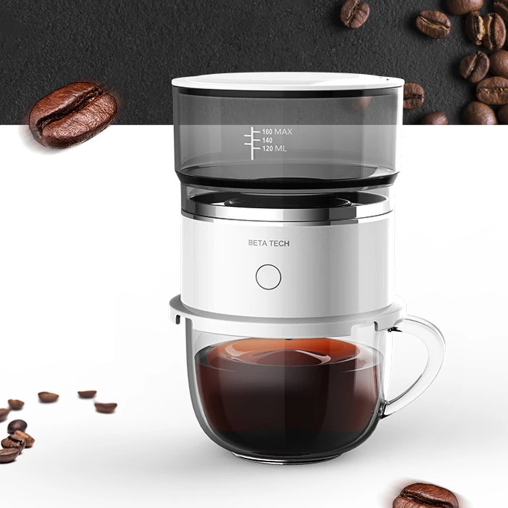 Mini Drip Coffee Maker Portable Cordless Automatic Espresso Coffee Machine  for Travelling Camping Hiking Outdoor Gift Recommend - AliExpress