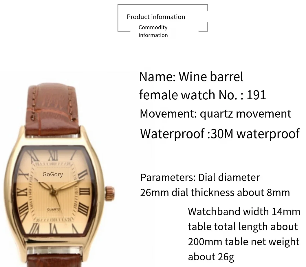 Retro Women Watches Ladies Dress Wristwatches Vintage Leather Bracelet Watch Classic Waterproof Wristwatch Reloj women watches