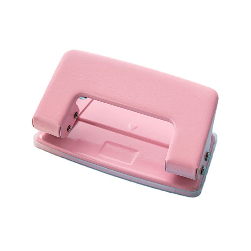 2-Hole Punch 10 Sheets Capacity for Punching Paper Photo Cardstock Scrapbooking T84D
