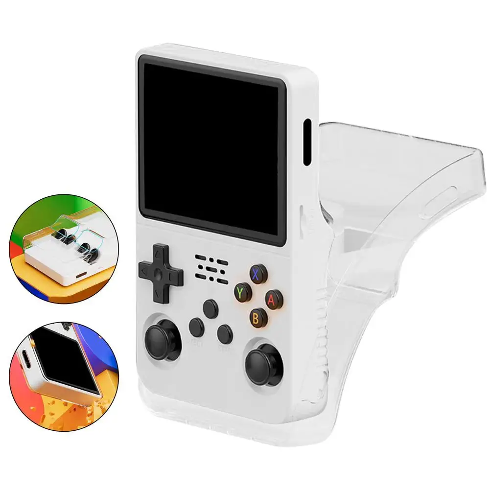 Transparent TPU Protective Case for Handheld Game Console