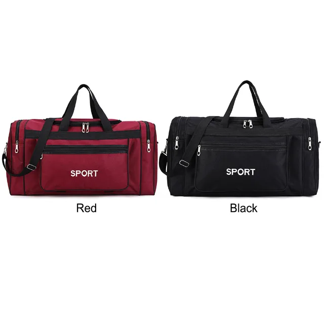 Oxford Portable Gym Bags Large Capacity Fitness Training Bag Waterproof with Zipper Multifunctional Wear-resistant for Men Women 4