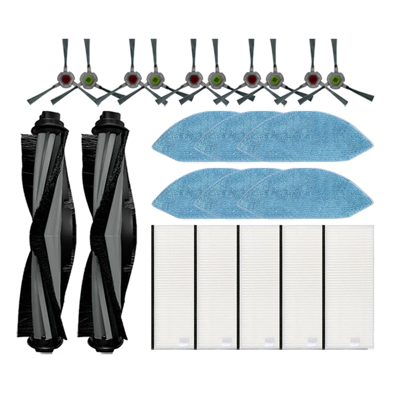 

Набор аксессуаров для очистки, бытовые запасные части для робота-пылесоса Ecovacs Deebot U2 / Dgn22