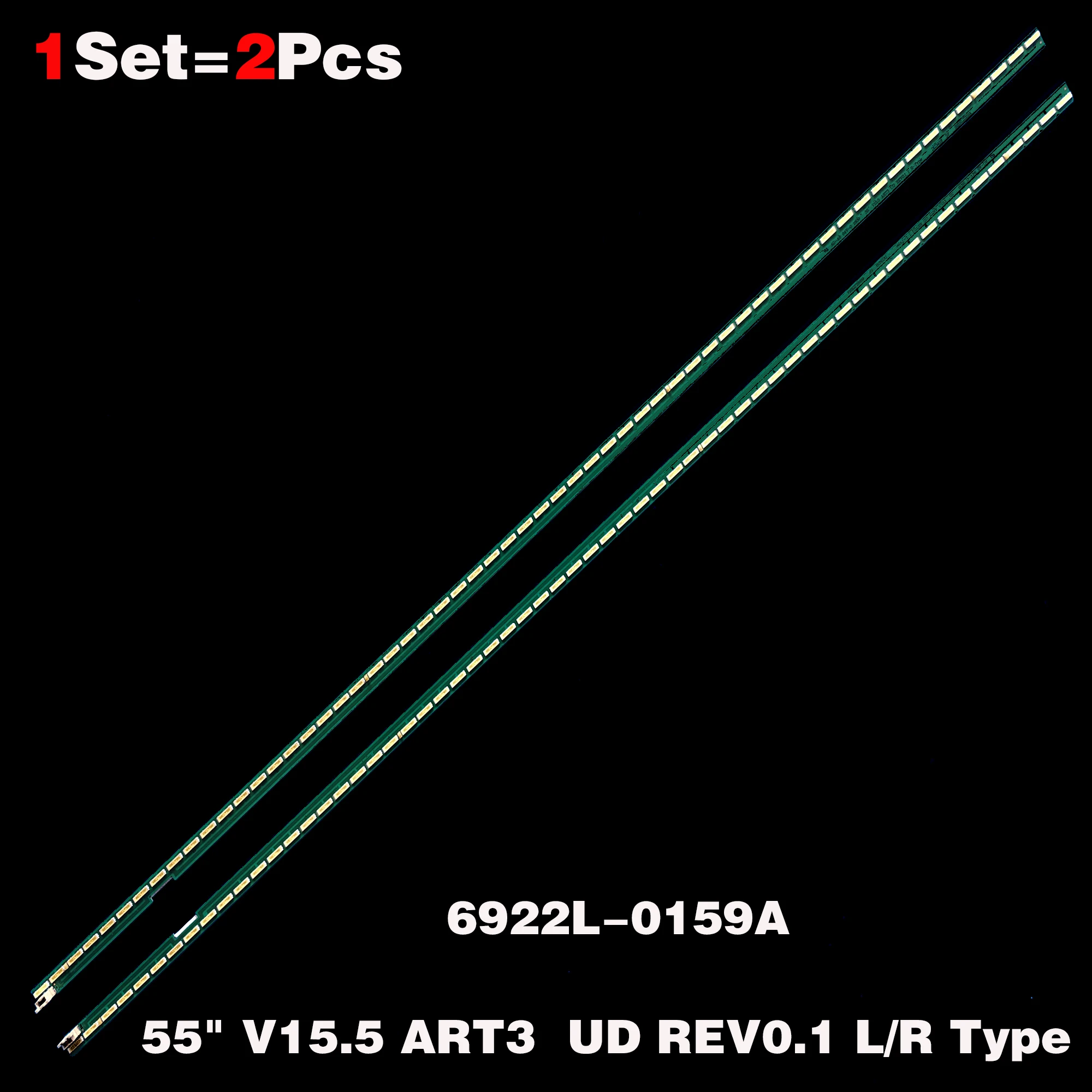 

2pcs LED backlight for LG 55UH605V 55UH620V 55UH617V 55UH6150 55UF6430 55UH615V 55UF680v 55UH6257 55UF7767 55UH625V 6922L-0159A