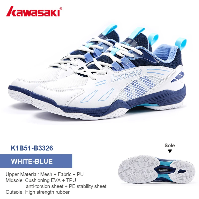 Kawasaki 2024 Tennis Shoes Men Women Professional Wear-resistant