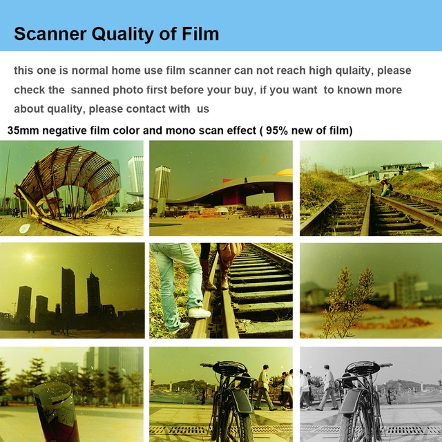 Rybozen Digital Film & Slide Scanner, Converts 35mm, 110 & 126 and Super 8  Films & 8mm Film Negatives & Slides to 22 Megapixel JPEG Images Includes  4.3 Inch TFT LCD Display 