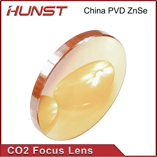 HUNST China Co2 PVD ZnSe Focus Lens Dia 12mm 18mm 19.05mm 20mm FL 38.1 50.8 63.5 76.2 101.6mm For Laser Engraving Cutting Machin 1