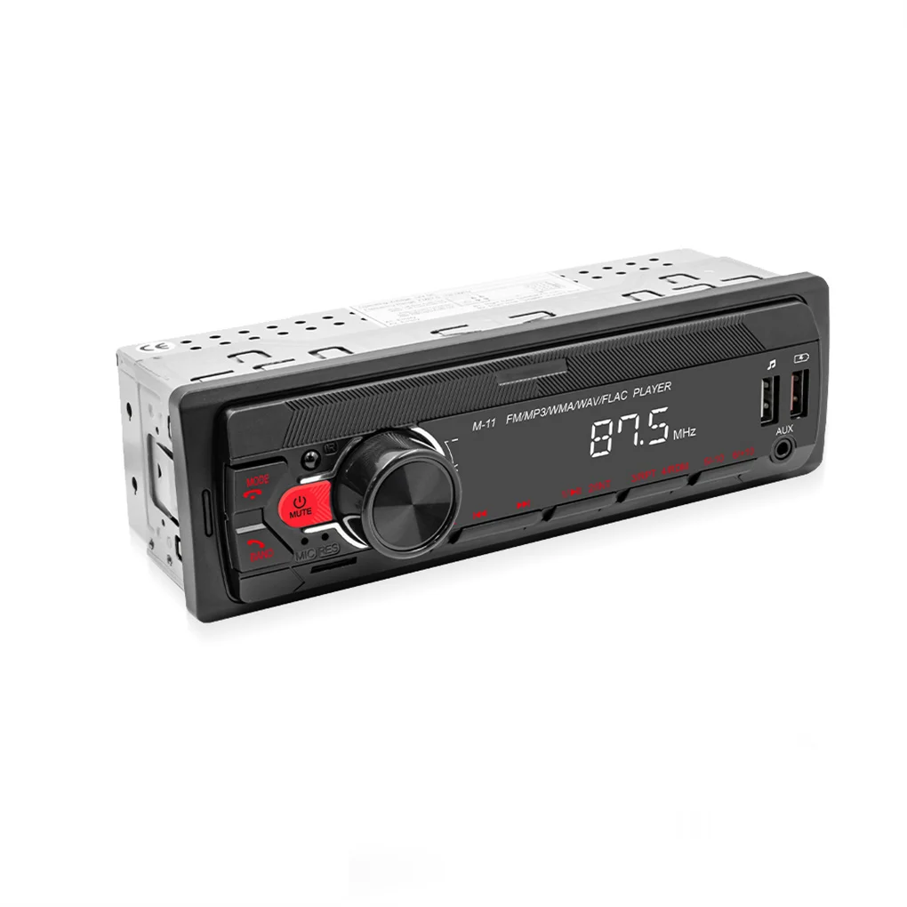 

Car Radio Player USB Charging AUX In-Dash MP3 WMA WAV FLAC Audio System Universal Hands-Free Calling RV Upgrade