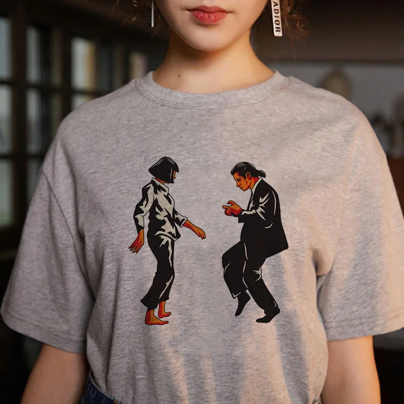 Футболка унисекс с забавным принтом из фильма Криминальное чтиво женская