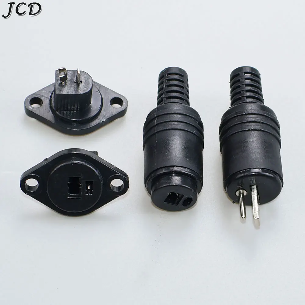 ขั้วต่อปลั๊กเสียง 2 พิน DIN ตัวผู้ ตัวเมีย สำหรับลำโพง HiFi พร้อมขั้วต่อแบบสกรู สำหรับเชื่อมต่อไฟฟ้า เสียง หลอดไฟ และสัญญาณ 1