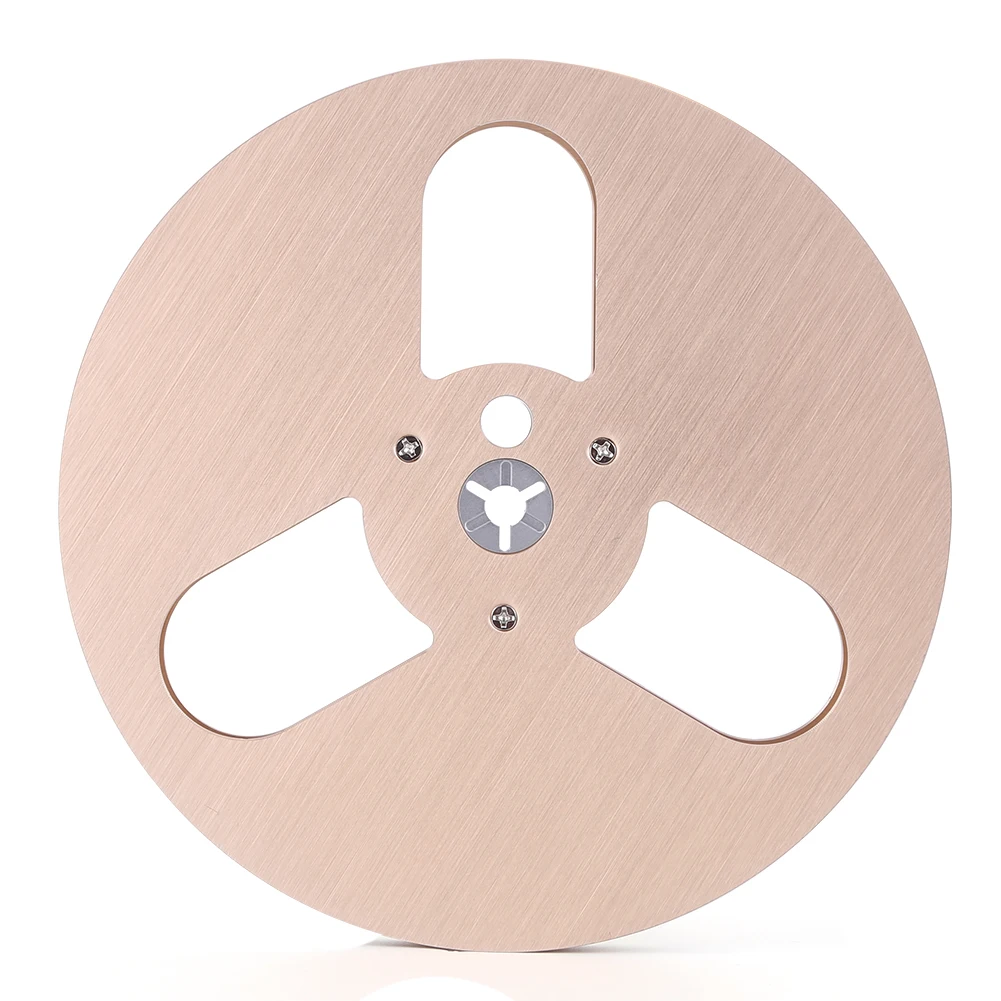 1/4 10 Inch Empty Tape Reel 3/11 Holes Aluminum Alloy Empty Disc