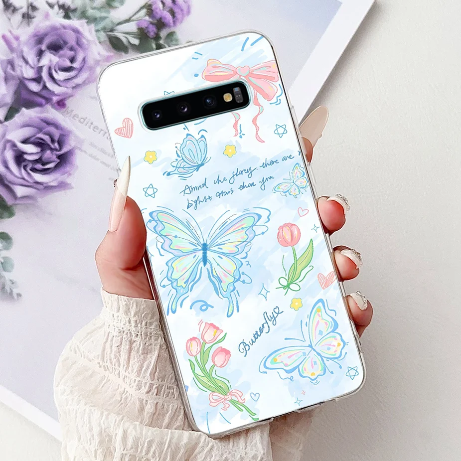 Cute Cat Luxury Painted Soft Silicone Phone Case Cover