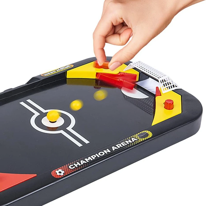 2 In 1 Mini Hockey Soccer Game Arcade Style Ice Hockey Table Play Soccer and Hockey Table Game 2