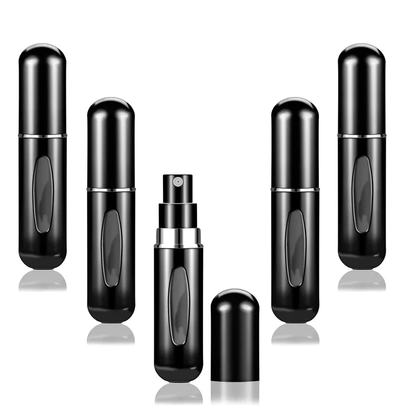 Perfume Bottle 3PCS 5ml Portable Mini Refillable Perfume Bottle Spray Scent Pump Empty Cosmetic Container Atomizer Bottle for Travel