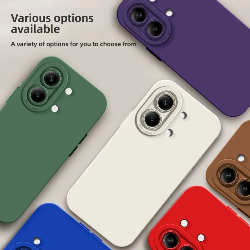 Silicone Shockproof Case - Fashion Skin-friendly Liquid Cover