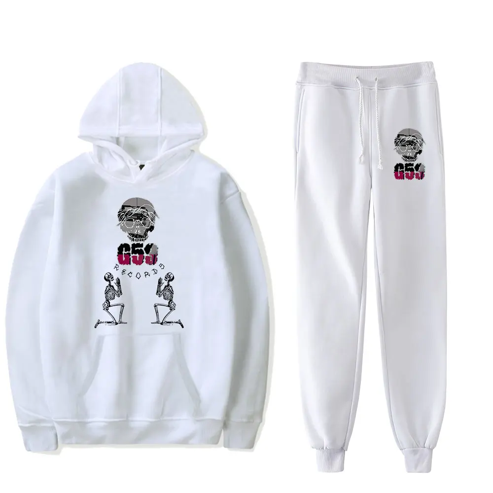 SuicideboyS Grey 59 Skull logo Rapper PULLOVER HOODIE PANTS