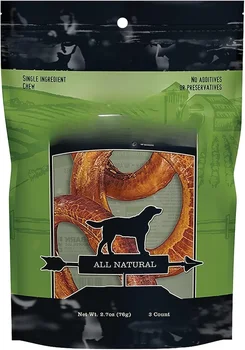 All-Natural Bully Stick Rings for Dogs - Long Lasting Rawhide Chew Treat - Case of 35 6