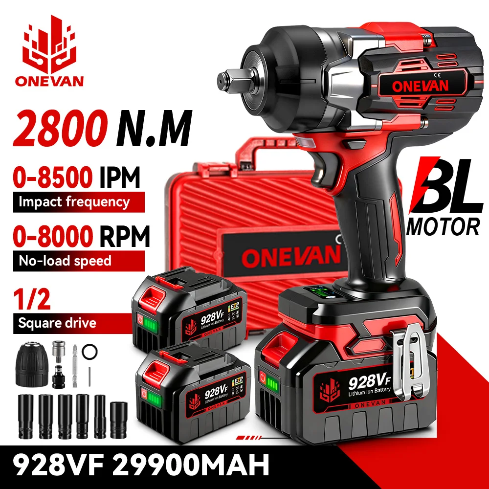 Klucz udarowy ONEVAN 2800N.M 2800W z EU za $110.6 / ~411zł