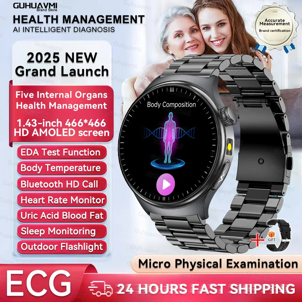 Nursing Grade Health Smartwatches For Men Women Precision Detection Heart thumbnail 1