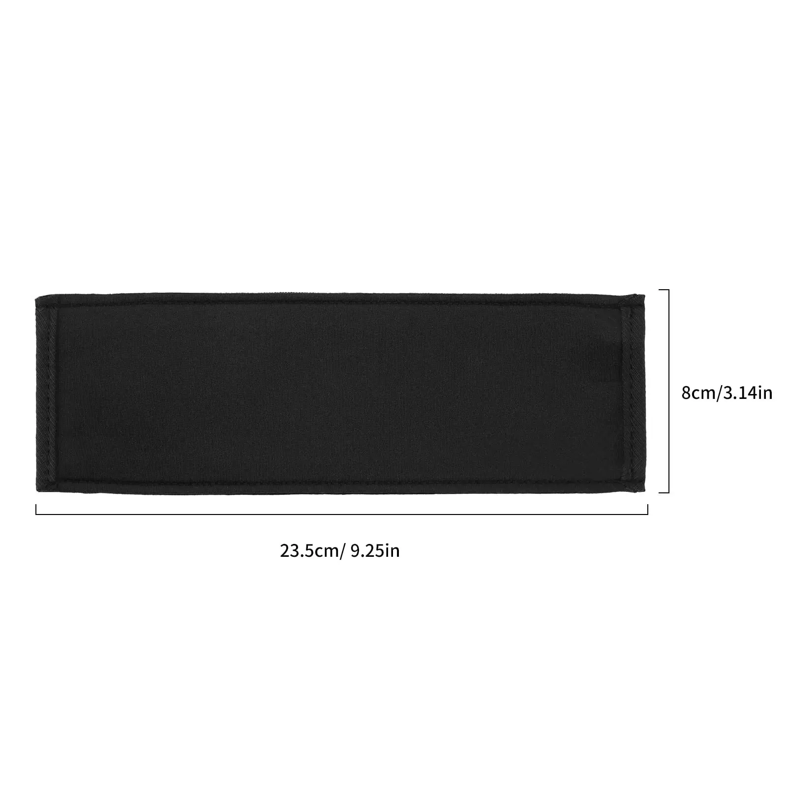 지퍼가 달린 헤드밴드 커버 쿠션 보호대, 젠하이저 PXC 550 PXC 550 II 무선 헤드폰 호환, 23.5x8cm