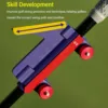 Golf Swing Precision Trainer Blue Compact Portable Skills Development Golf Swing Training Direction Guides Aid for Beginners 5
