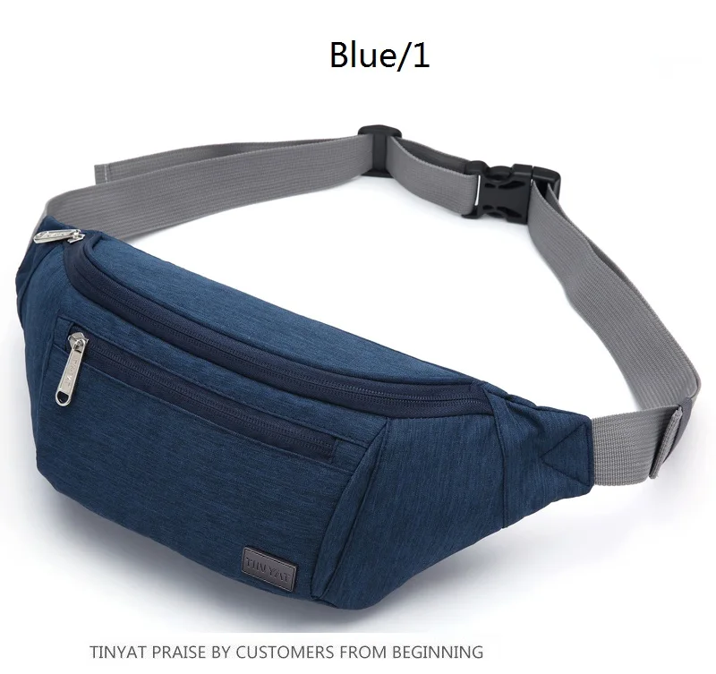 TINYAT Taille Tasche Pack Für Männer Reise Telefon Gürtel Tasche Tasche Mann Frauen Schulter Umhängetasche Leinwand Banane Tasche Unisex Casual Hüfte Tasche – Detail 18