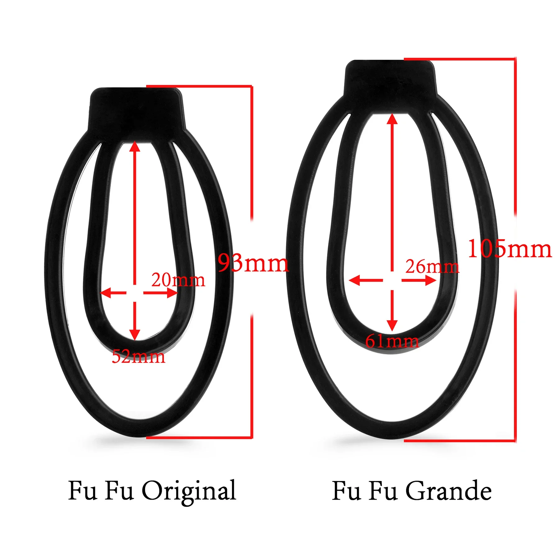 Penis Chastity Cage Chastity Lock Sex Toy Male Female Sex Toy FUFU Clip Panty Chastity for Sissy Male Mimic Female Pussy Chastity Device Light Plastic Trainingsclip Cock Cage Adult Sex Toys