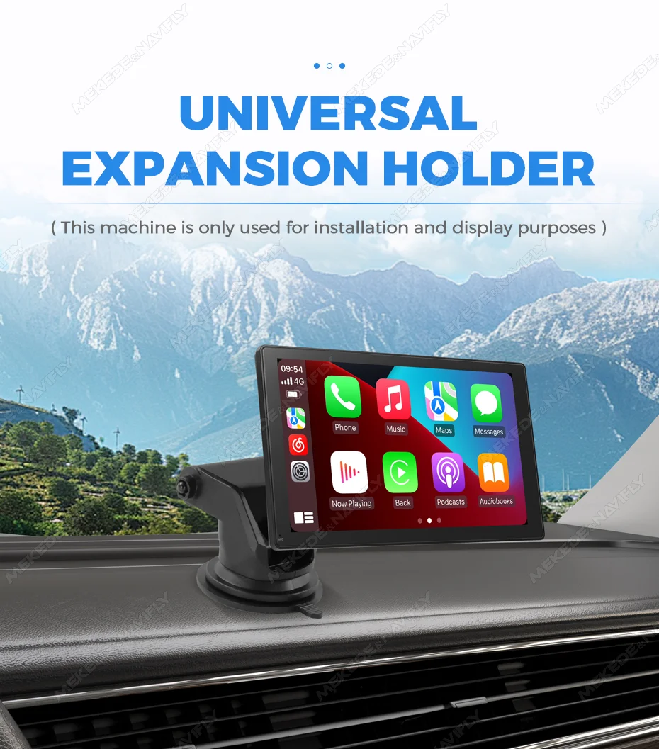 Universeller Erweiterungshalter für Autoradio Stereo MP5 Multimedia-Player Kompatibel mit Bildschirmen von 6,86/7/9/10,26 Zoll PD1/2/4/5/6 – Detail 1