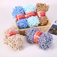 100g Donut Braided Ear Yarn Bulky Yarn Finger Knitting Chunky Yarn Diy Looped Velvet Hand-woven Sewing Supplies 2