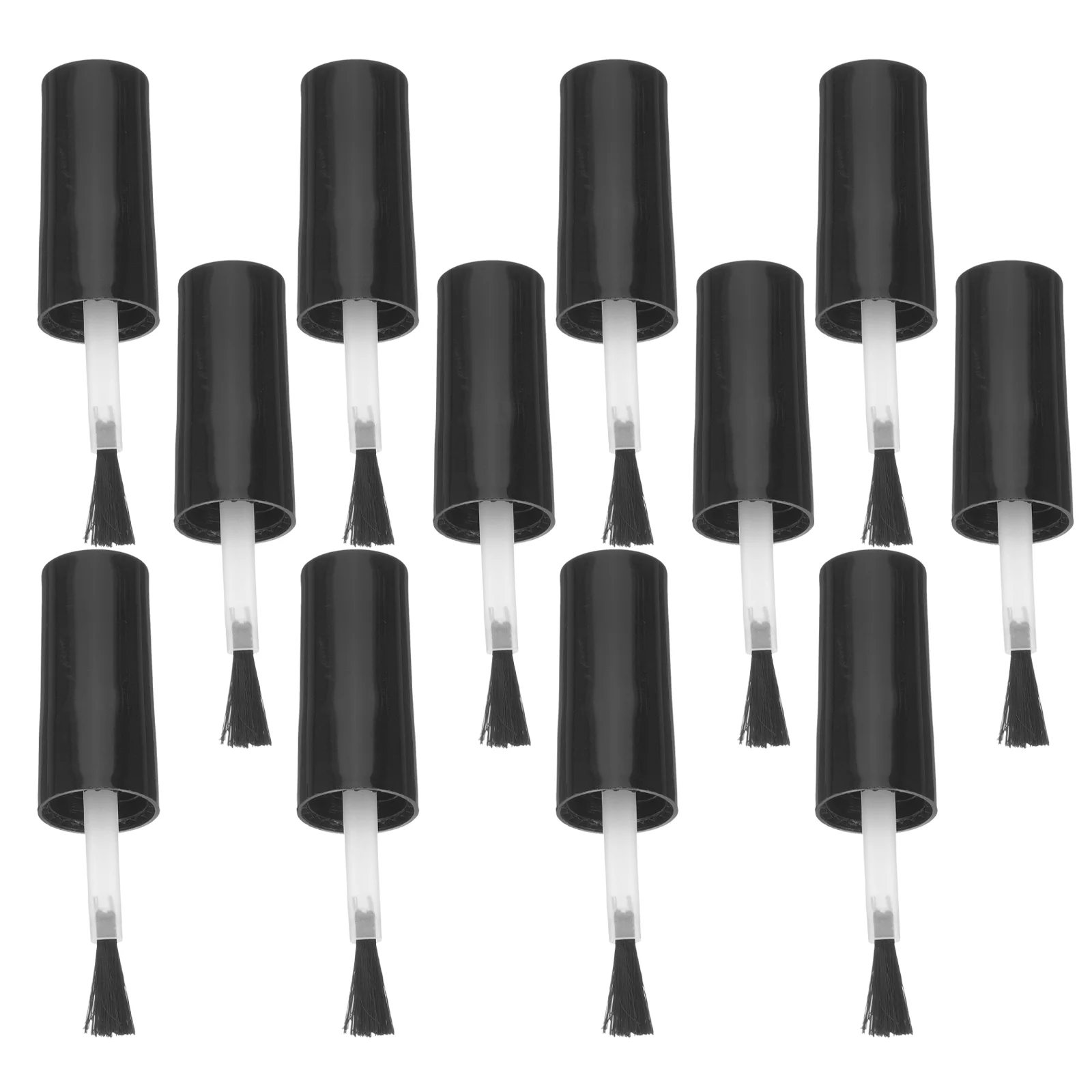 

20pcs Replacement Nail Polish Bottle Caps Nail Salon Supplies Nail Gel Bottle Cap with Brush