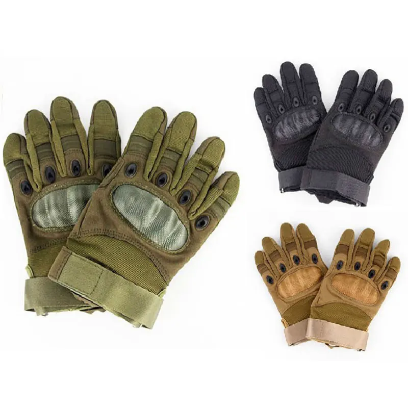 Tactical Air Soft Russian Carbon Fiber Tactical Gloves Full Finger Touch Screen Outdoor Protection Tarkov Accessories Single Lea