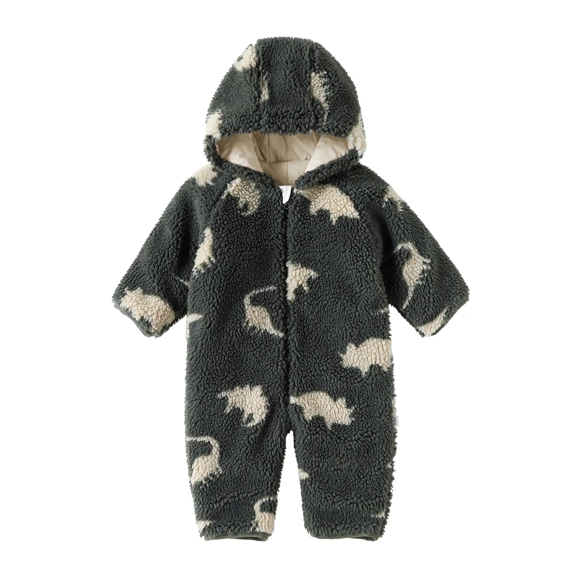 Herbst Winter Kinder Baby Mädchen Strampler Samt Cartoon Dick Warm Kleinkind Mädchen Bodys Plüsch Säugling Mädchen Overalls Jumpsuits – Detail 2