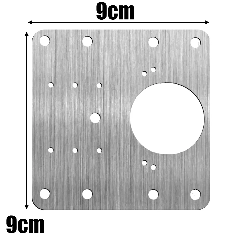 Hinge Repair Plates 2/4Pcs Hinge Repair Plate with 8 Holes Flat Kitchen Cupboard Door Cabinet Hinge Mounting
