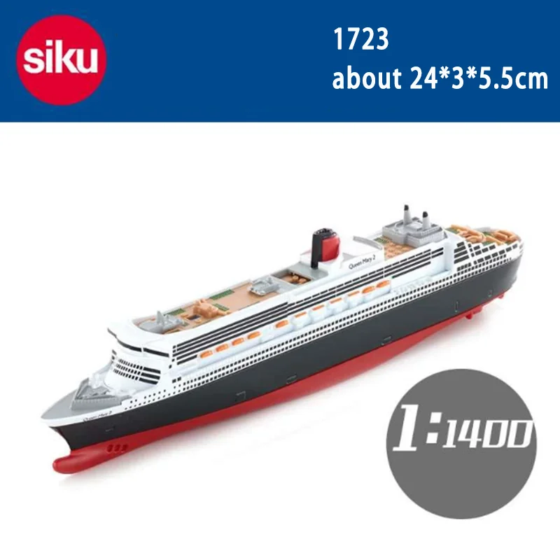 다이캐스트 1:1400 스케일 럭셔리 크루즈 선박 합금 모형 클래식 정적 디스플레이 모델 소년 선물 장난감 컬렉션 장식품