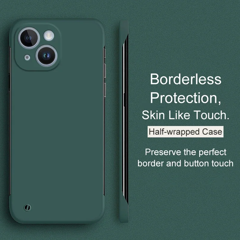 Luxury Ultra-Thin Borderless Candy Color Matte Hard Case
