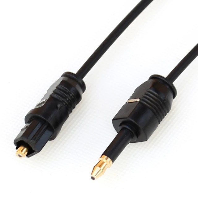 3.5mm Mini Toslink To Toslink Cable Digital Optical Audio connector adapter  Cable OD2.2mm 1m 1.5m 2m 3m 3ft 5t 6ft 10ft - AliExpress