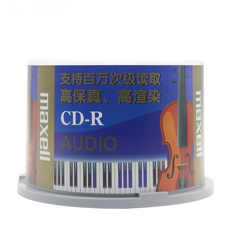 CD de música, CDR, 80min, 700MB, 32X, 50pcs por lote