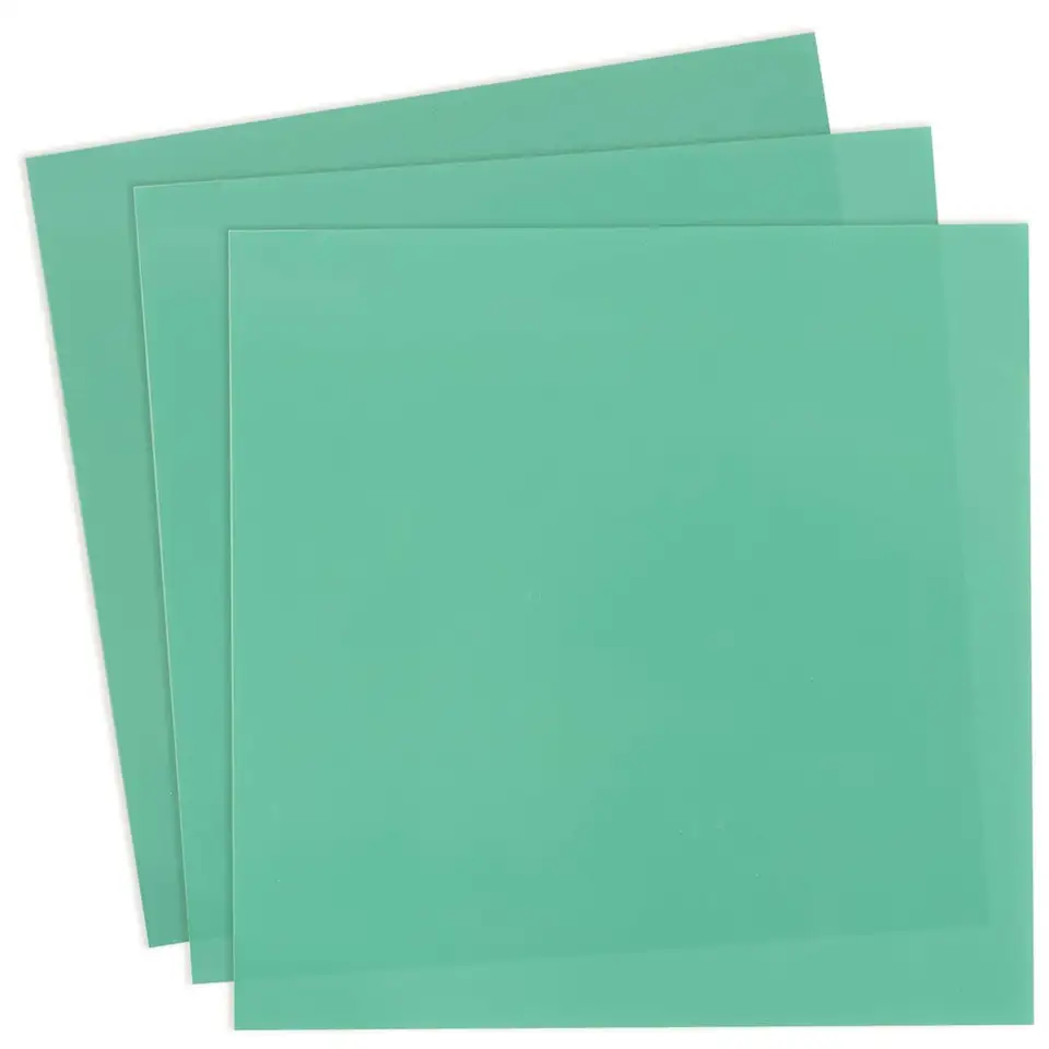 G10 FR4 Garolite Sheets 235x235mm, 1/16" Thick, Fiberglass Plastic Composite Build Surface Plate Bed for 3D Printers - 3 Pcs image 1
