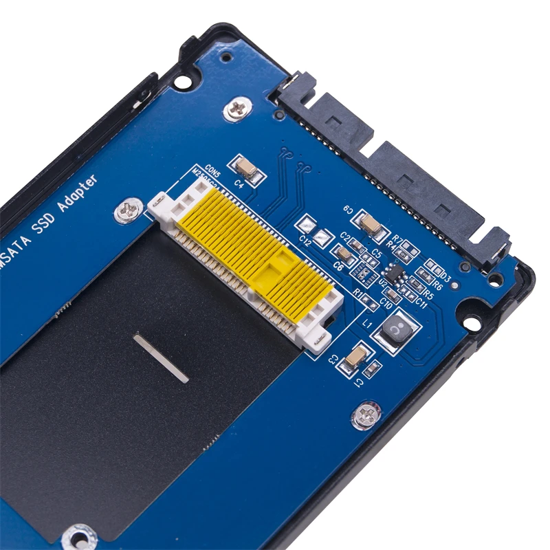 OULLX MSATA M.2 NGFF to SATA3 Protocol Laptop SSD Hard Disk Box To Serial Port 2.5Inch Adapter Card