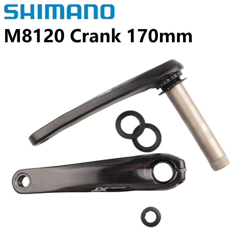 SHIMANO SLX M7100 XT M8100 Deore M6100 12s MTB Kurbelarm Mountainbike Fahrrad 1x12-Gang 165mm 170mm 175mm MT801 Tretlager – Detail 26