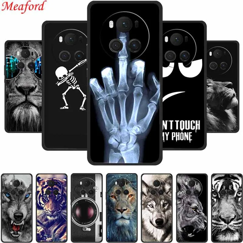 Per Honor Magic 6 Custodia Per Telefono Magic6 Pro Custodia Morbida In Silicone Nero Per Honor Magic 6 Pro Custodia 6Pro Funda Coque Shell