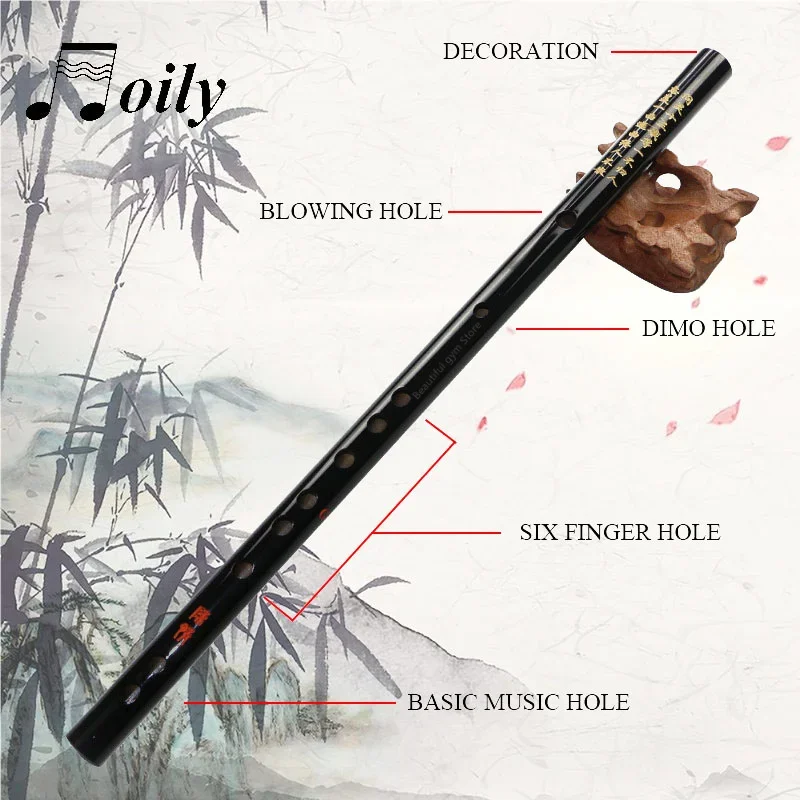 Chinese Dizi Anime Mo Dao Zu Shi Cosplay Accessories Wei Wuxian Flute Transversal Flauta Traditional Musical Instrument