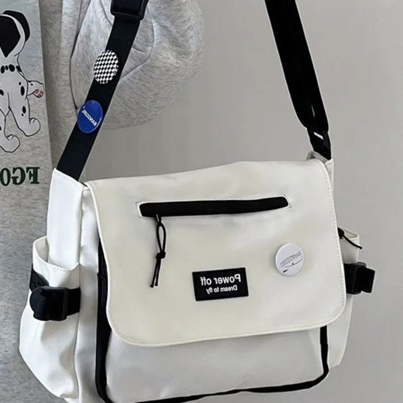 2024 New Men Crossbody Classroom Leisure Backpack Single Shoulder Female Postman Male Luggage Bag Women Travel Bags