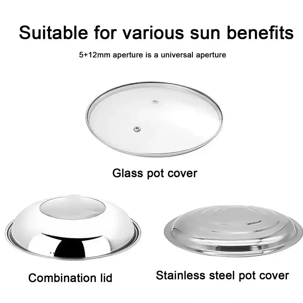 Wooden Insulated Pot Lid Handle Replacement for Kitchen Cookware