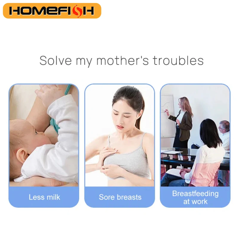 Wearable Electric Breast Pump, Hands-Free, Portable, BPA-Free, with LED Display, 4 Modes & 12 Adjustable Levels 4