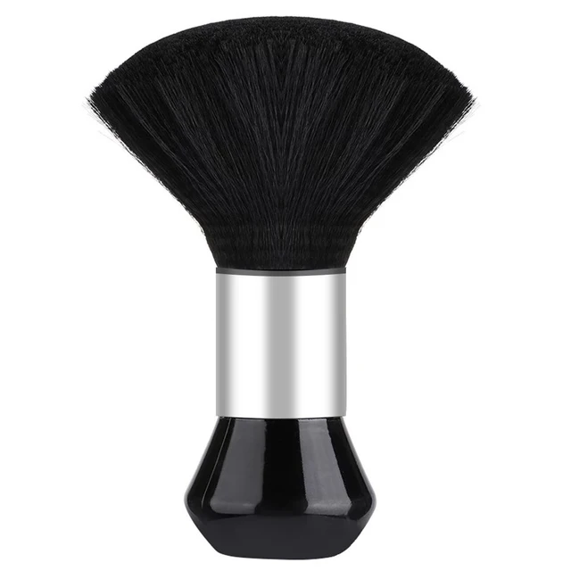 Noir coiffure balayage cou nettoyage des cheveux Duster brosse de coupe de cheveux pour salon de coiffure coupe de cheveux brosse outils accessoires de barbier 1