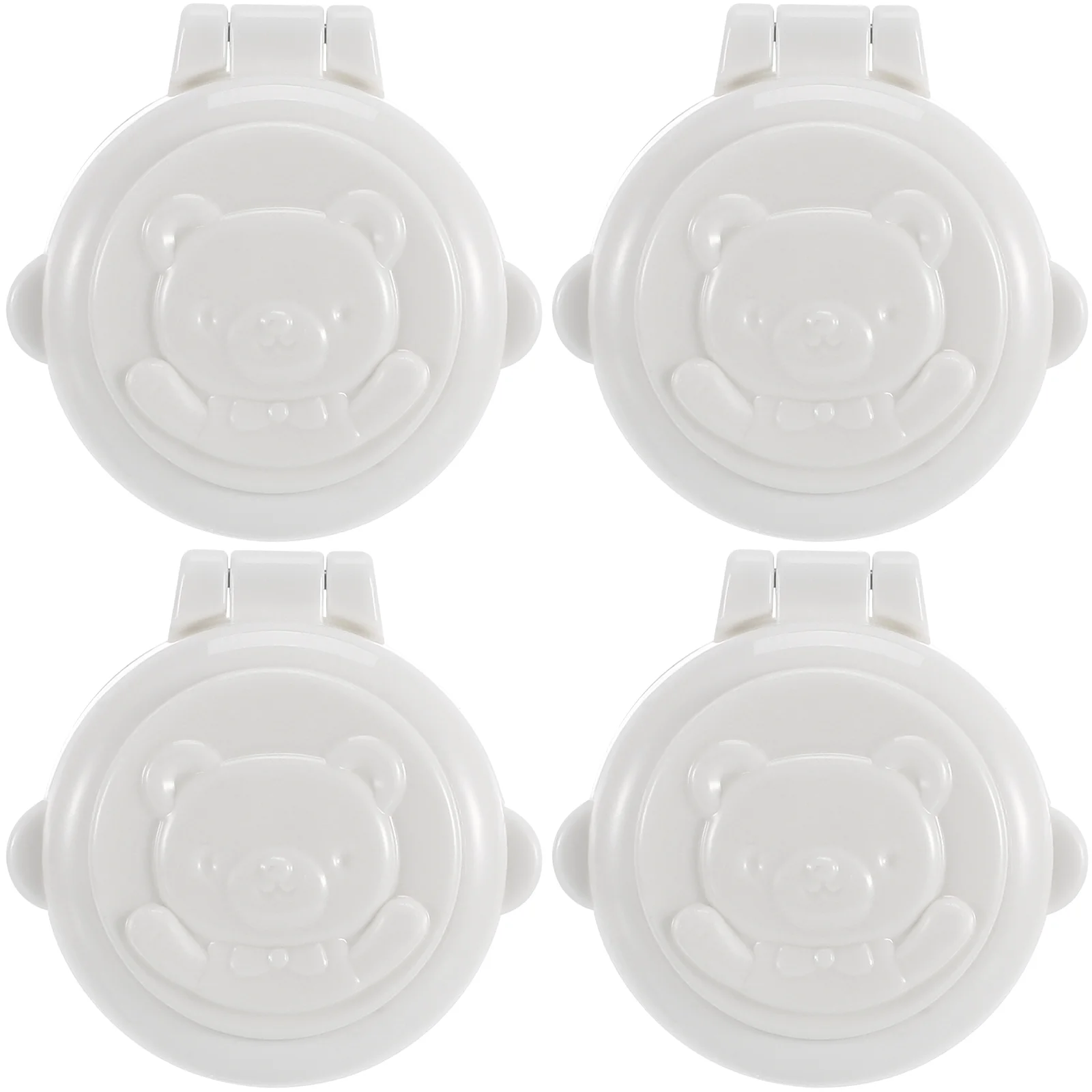 

4 Pcs Protection Cap Home Appliance Accessories Baby Button Security Lock Auto Car Gas Stoves Protective Covers Abs Start Cars
